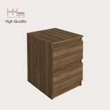  HAPPY FURNITURE , Táp đầu giường 2 hộc kéo - DOOBIE , THK_002 , 40cm x 48cm x 55cm 