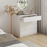  HAPPY FURNITURE , Tủ đựng đồ 4 ngăn kéo - OLA , THK_089 , 80cm x 45cm x 78cm 