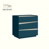  HAPPY FURNITURE , Táp đầu giường 3 ngăn kéo - VIGGO , THK_158 , 62cm x 40cm x 61cm 