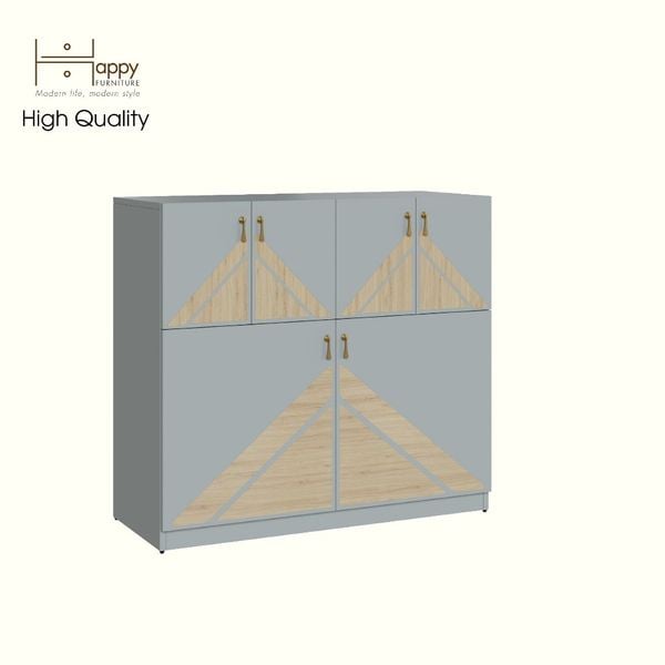  HAPPY FURNITURE , Tủ lưu trữ 6 cánh mở - CHARIS , TCM_118 , 100cm x 40cm x 90cm 