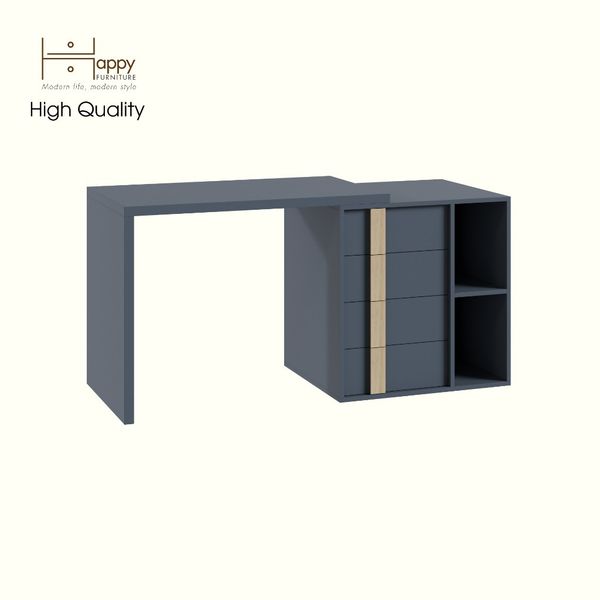  HAPPY FURNITURE , Bàn trang điểm 4 ngăn kéo - SPACE, BAN_144 , 100cm x 59cm x 75cm DxRxC 