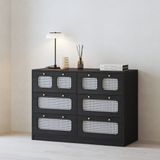  HAPPY FURNITURE , Tủ lưu trữ 6 ngăn kéo - MAY , THK_308 , 117cm x 45cm x 83cm DxRxC 