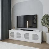  HAPPY FURNITURE , Kệ TV 4 cửa mở - MAY , KTV_093 , 180cm x 45cm x 50cm DxRxC 