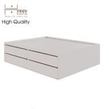  HAPPY FURNITURE , Giường ngủ 4 ngăn kéo - SWEETY , GNG_077 GNG_078 GNG_079 GNG_080 , 203x54cm, dài x cao 