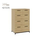  HAPPY FURNITURE , Tủ lưu trữ 5 ngăn kéo chân sắt - LOUIS , THK_062 , 68cm x 45cm x 102cm 