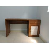  HAPPY FURNITURE , Bàn làm việc 1 ngăn kéo - ROTAN , BAN_071 , 140cm x 55cm x 75cm 