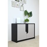  HAPPY FURNITURE , Tủ lưu trữ 2 cánh mở - PONIX , TCM_111 , 90cm x 32cm x 62cm 