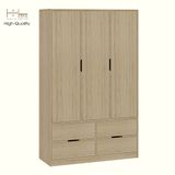  HAPPY FURNITURE ,Tủ lưu trữ 3 cửa mở - LAYLA , TCM_274 , 119cm x 45cm x 190cm DxRxC 