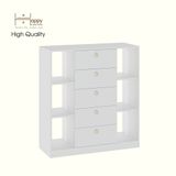  HAPPY FURNITURE , Tủ lưu trữ 5 ngăn kéo - MERI , THK_298 , 102cm x 40cm x 111cm DxRxC 
