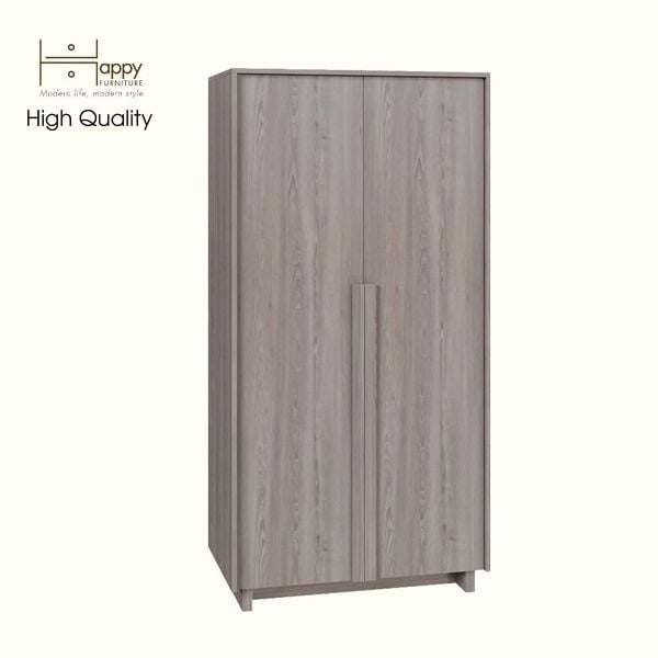  HAPPY FURNITURE , Tủ quần áo 2 cánh mở - MAVIS , TCM_160 , 90cm x 54cm x 180cm 