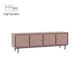  HAPPY FURNITURE , Tủ TV 4 cánh mở chân sắt - SWEETY , KTV_017 , 180cm x 40cm x 56cm 