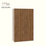  HAPPY FURNITURE , Tủ quần áo 6 cánh mở - SCANDINA , TCM_086 , 120cm x 44cm x 192cm 