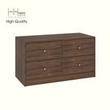  HAPPY FURNITURE , Tủ lưu trữ 4 ngăn kéo - DALEY ,THK_345 , 100cm x 45cm x 55cm DxRxC 