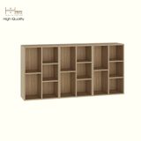  HAPPY FURNITURE , COMBO 3 kệ sách 5 ngăn - CATY , KSA_091, 156cm x 28cm x 77cm DxRxC 