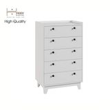  HAPPY FURNITURE , Tủ đựng đồ 5 ngăn kéo - KINA , THK_071 , 68cm x 45cm x 110cm 