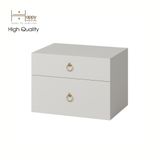  HAPPY FURNITURE , Táp đầu giường 2 hộc kéo - WESLEY , THK_049 , 56cm x 40cm x 40cm 