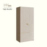  HAPPY FURNITURE , Gỗ tự nhiên , Tủ quần áo 2 cánh mở - JOCASTA , TCM_179 , 90cm x 59cm x 200cm 