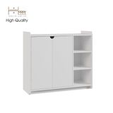  HAPPY FURNITURE , Tủ giày nhiều ngăn - CIRCLE , TCM_069 , 90cm x 34cm x 80cm 