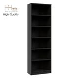  HAPPY FURNITURE , kệ sách 6 tầng - CATY , KSA_002 , 60cm x 28cm x 189cm 