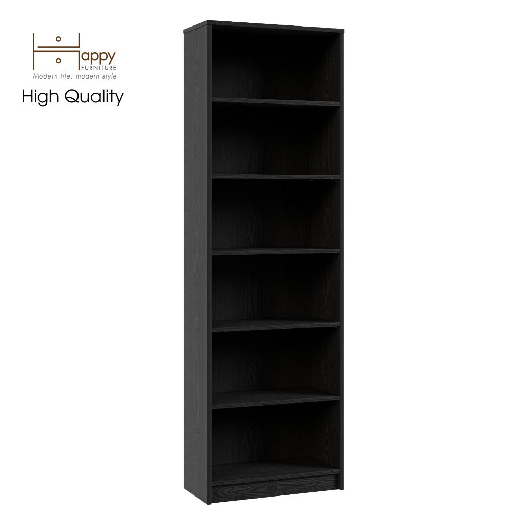  HAPPY FURNITURE , kệ sách 6 tầng - CATY , KSA_002 , 60cm x 28cm x 189cm 