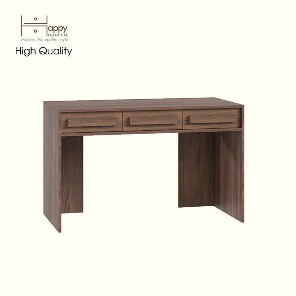  HAPPY FURNITURE , Bàn làm việc 3 ngăn kéo - RUBEL, BAN_135, 120cm x 59cm x 75cm DxRxC 