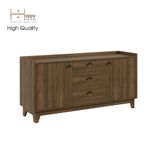  HAPPY FURNITURE , Kệ ti vi 3 ngăn kéo 2 cửa mở - KINA , KTV_011 , 140cm x 40cm x 68cm 