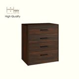  HAPPY FURNITURE , HEINEE - Tủ lưu trữ 4 ngăn kéo, THK_232 , 60cm x 40cm x 69cm DxRxC, sản phẩm phổ thông 
