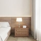  HAPPY FURNITURE , Táp đầu giường 2 ngăn kéo - RUBEL, THK_253 , 60cm x 40cm x 40cm DxRxC 