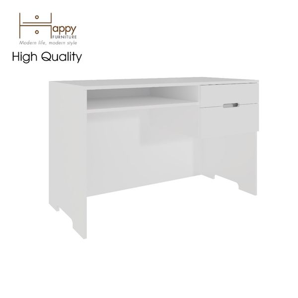  HAPPY FURNITURE MOLLY , Bàn làm việc 2 ngăn kéo, 120cm x 58cm x 75cm ( DxRxC), BAN_063 
