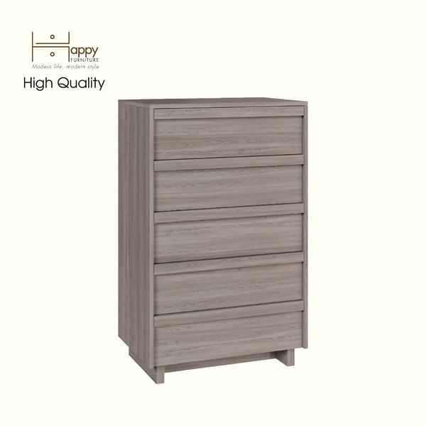  HAPPY FURNITURE , Tủ đựng đồ 5 ngăn kéo - MAVIS , THK_144 , 70cm x 45cm x112cm 