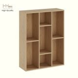  HAPPY FURNITURE ,Kệ sách 7 ngăn - CATY , KSA_096, 77cm x 28cm x 100cm DxRxC 