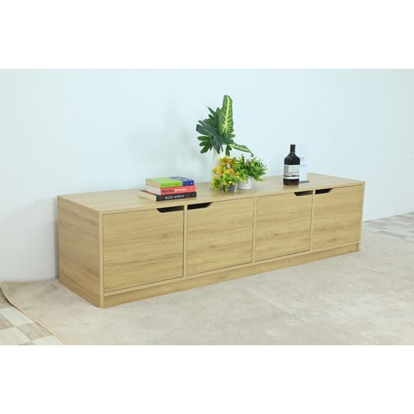  HAPPY FURNITURE , Kệ TV 4 cửa mở - ASO, KTV_092 , 180cm x 45cm x 45cm DxRxC 