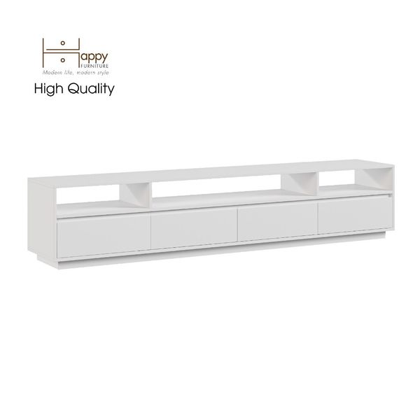  HAPPY FURNITURE , Kệ TIVI 4 ngăn kéo - ZANE , KTV_021 , 220cm x 40cm x 45cm 