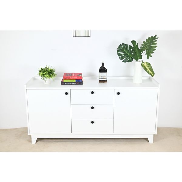  HAPPY FURNITURE , Kệ ti vi 3 ngăn kéo 2 cửa mở - KINA , KTV_011 , 140cm x 40cm x 68cm 