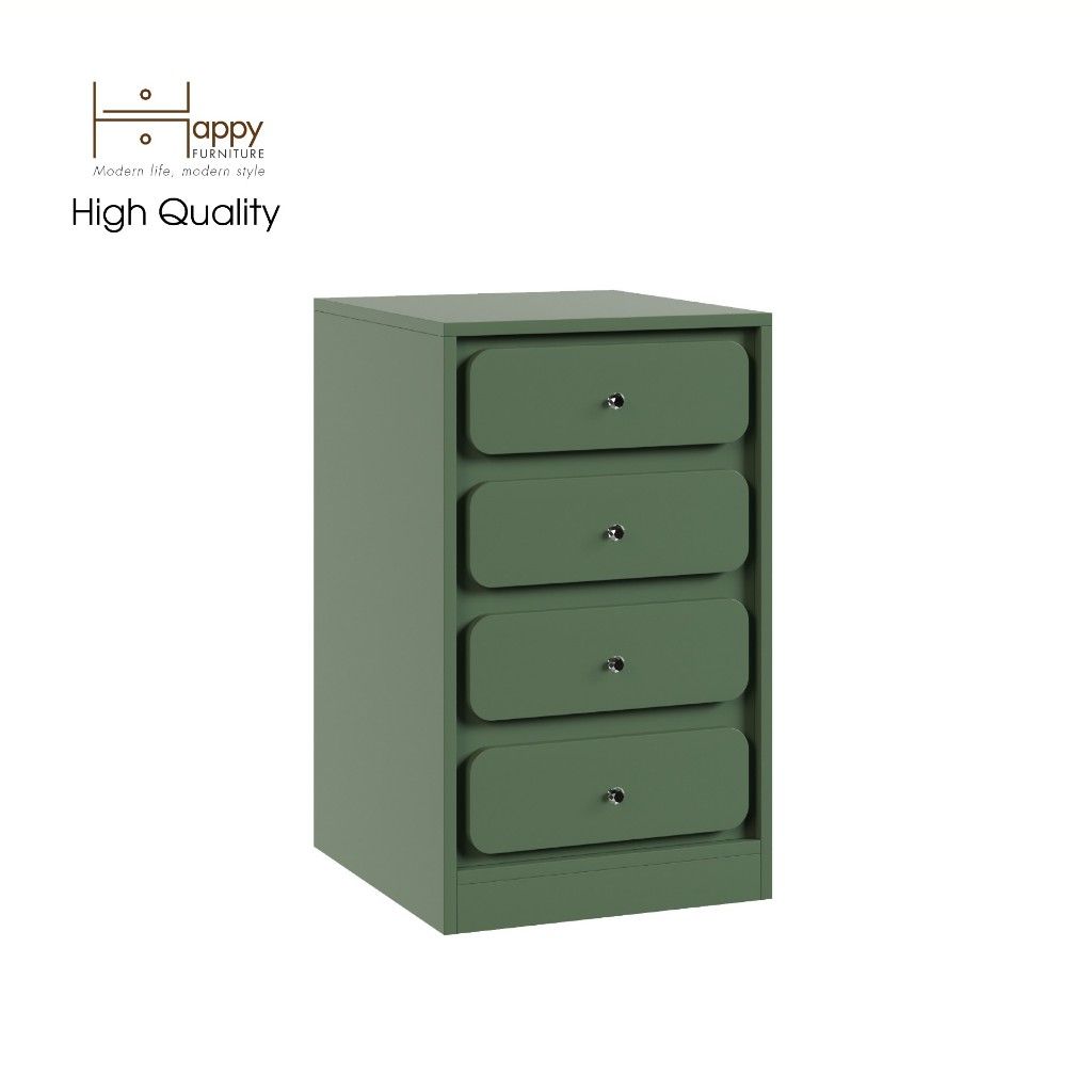  HAPPY FURNITURE , Tủ đựng đồ 4 ngăn kéo - SWEETY , THK_083 , 45cm x 50cm x 75cm 