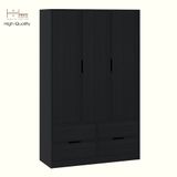  HAPPY FURNITURE ,Tủ lưu trữ 3 cửa mở - LAYLA , TCM_274 , 119cm x 45cm x 190cm DxRxC 