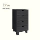  HAPPY FURNITURE , ALVA - Tủ lưu trữ 4 ngăn kéo , THK_228 , 50cm x 45cm x 90cm DxRxC 