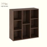  HAPPY FURNITURE , Kệ sách 8 ngăn - CATY , KSA_092, 74cm x 28cm x 77cm DxRxC 