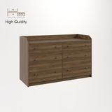  HAPPY FURNITURE , Tủ 3 tầng 6 ngăn kéo - CANA , THK_009 , 138cm x 46cm x 84cm 