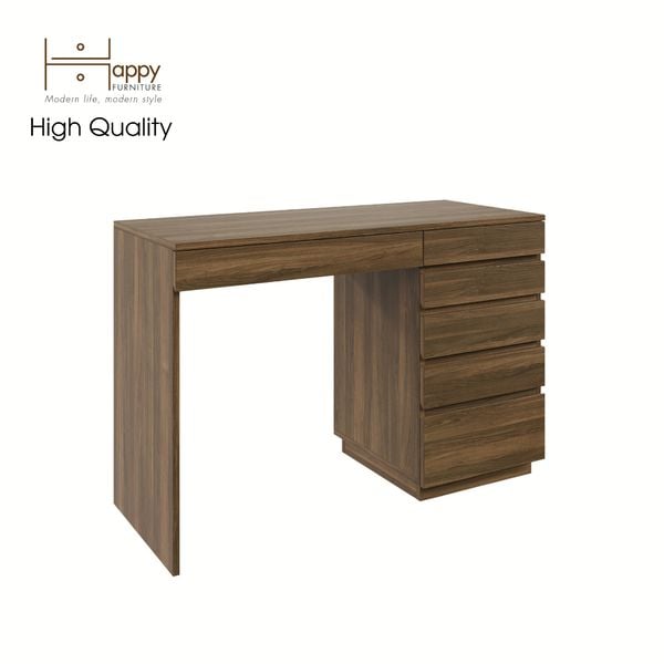  HAPPY FURNITURE , Bàn làm việc 6 ngăn kéo - MACRO , BAN_009 , 110cm x 45cm x 73cm 