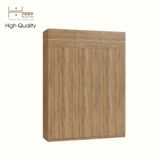  HAPPY FURNITURE , Tủ quần áo 3 cửa mở 1m8x2m4 - SCANDINA , TCM_090 , 180cm x 57cm x 241cm 
