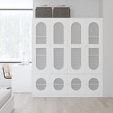  HAPPY FURNITURE , Tủ quần áo 8 cửa mở - MAY , TCM_248 , 180cm x 54cm x 200cm DxRxC 