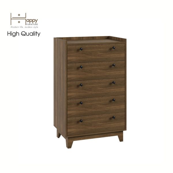  HAPPY FURNITURE , Tủ đựng đồ 5 ngăn kéo - KINA , THK_071 , 68cm x 45cm x 110cm 