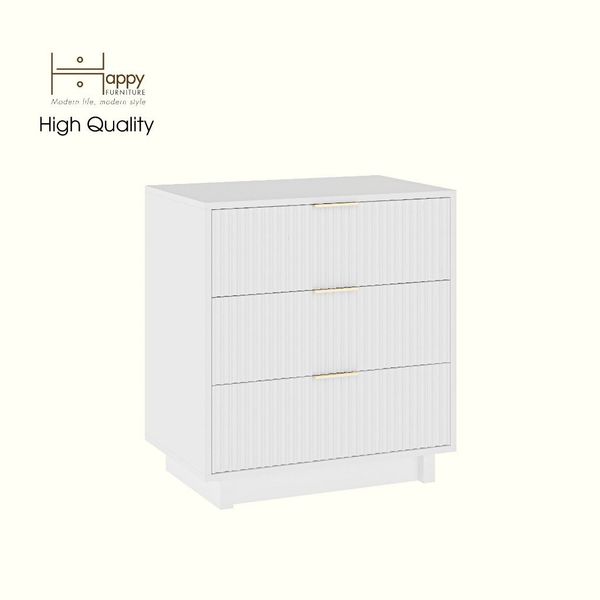  HAPPY FURNITURE , Tủ lưu trữ 3 ngăn kéo - NAMI, THK_239 , 70cm x 45cm x 76cm DxRxC 