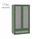  HAPPY FURNITURE , Tủ quần áo cánh mây - MEYDAN , TCM_051 , 100cm x 58cm x 176cm 