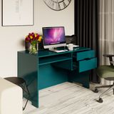  HAPPY FURNITURE MOLLY , Bàn làm việc 2 ngăn kéo, 120cm x 58cm x 75cm ( DxRxC), BAN_063 