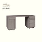  HAPPY FURNITURE , Bàn làm việc 4 ngăn kéo 1 cửa mở - MAVIS , BAN_079 , 160cm x 60cm x 75cm 