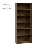  HAPPY FURNITURE , kệ sách 6 tầng tích hợp đèn LED - CATY , KSA_006_LED , 80cm x 28cm x 202cm 
