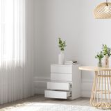  HAPPY FURNITURE , Tủ lưu trữ 4 ngăn kéo - OLA , THK_094 , 45cm x 45cm x 65cm 