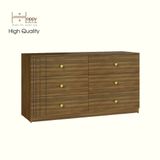  HAPPY FURNITURE , Tủ lưu trữ 6 ngăn kéo - JOVIE , THK_152 , 140cm x 45cm x 75cm 